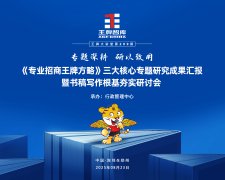 【299期】专题深耕·研以致用 《专业招商王牌方略》三大核心专题研究成果汇报 暨书稿写作根基夯实研讨会